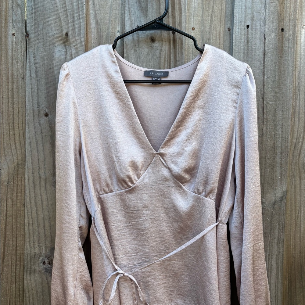 Primark Soft Pink Long Sleeve Dress